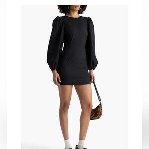 Ganni Black Mini Dress